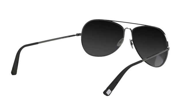 Hazard 4 Daisycutter Modern Regular Aviator Sunglasses Men's Silver Frame Gray Lens - Hazard 4