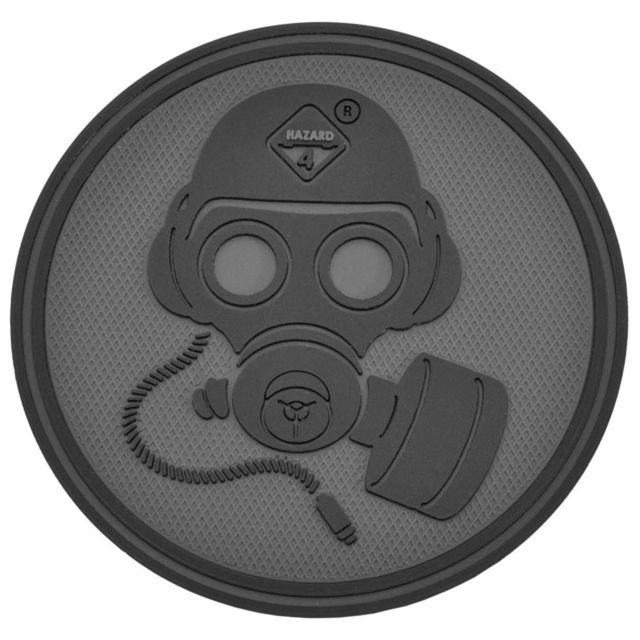 Hazard 4 Gas Mask Patch Black - Hazard 4