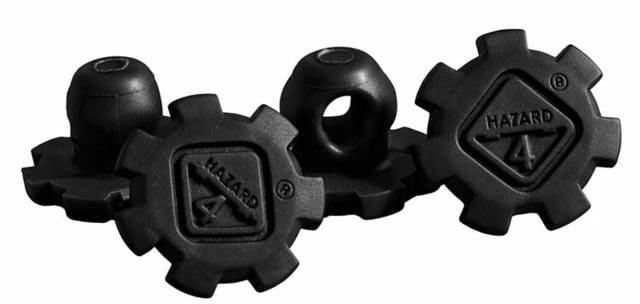 Hazard 4 HardPoint Anchor Plugs - Pack of 4 Black One Size - Hazard 4