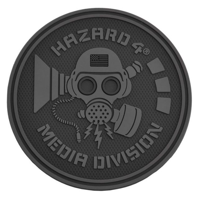 Hazard 4 Media Division Patch Black - Hazard 4