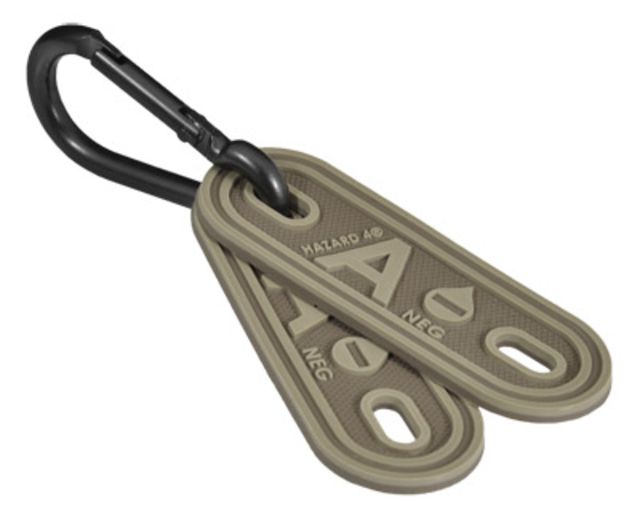 Hazard 4 A- Blood Type Marker 2 Pack Coyote - Hazard 4