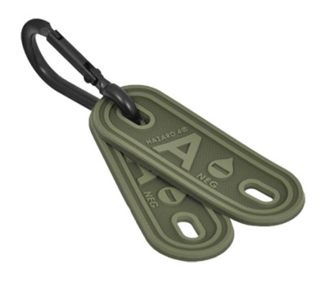 Hazard 4 A- Blood Type Marker 2 Pack OD Green - Hazard 4