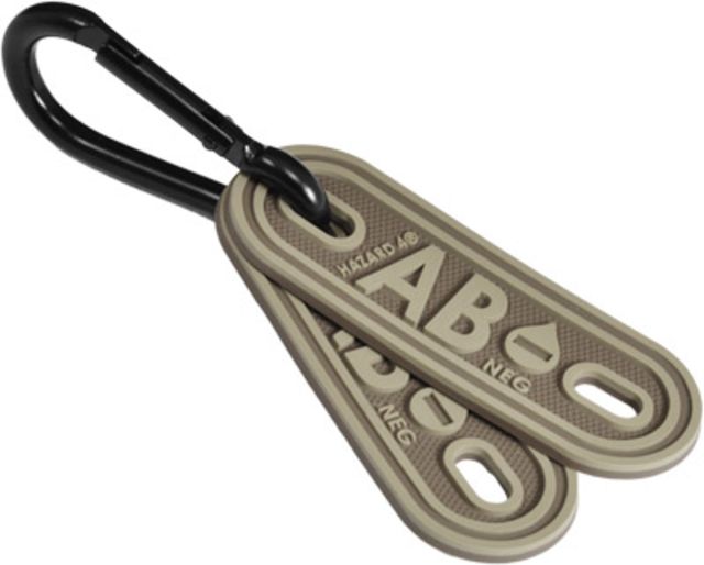 Hazard 4 AB- Blood Type Marker 2 Pack Coyote - Hazard 4