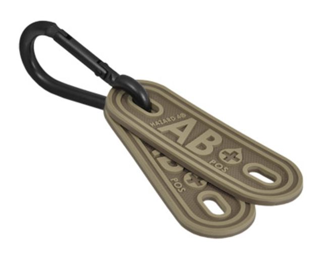 Hazard 4 AB+ Blood Type Marker 2 Pack Coyote - Hazard 4