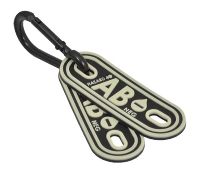 Hazard 4 AB- Blood Type Marker 2 Pack Glow in the Dark - Hazard 4