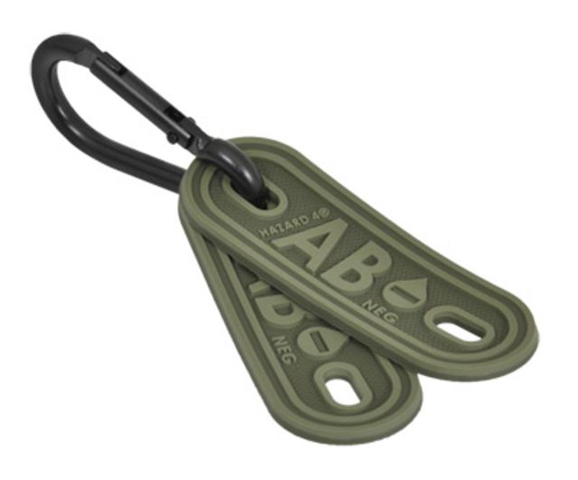 Hazard 4 AB- Blood Type Marker 2 Pack OD Green - Hazard 4