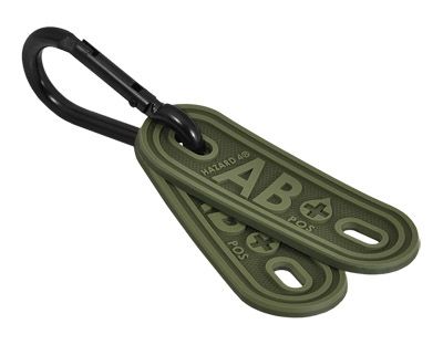 Hazard 4 AB+ Blood Type Marker 2 Pack OD Green - Hazard 4