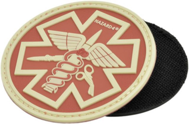 Hazard 4 Paramedic Round Patch Glow in the Dark One Size - Hazard 4