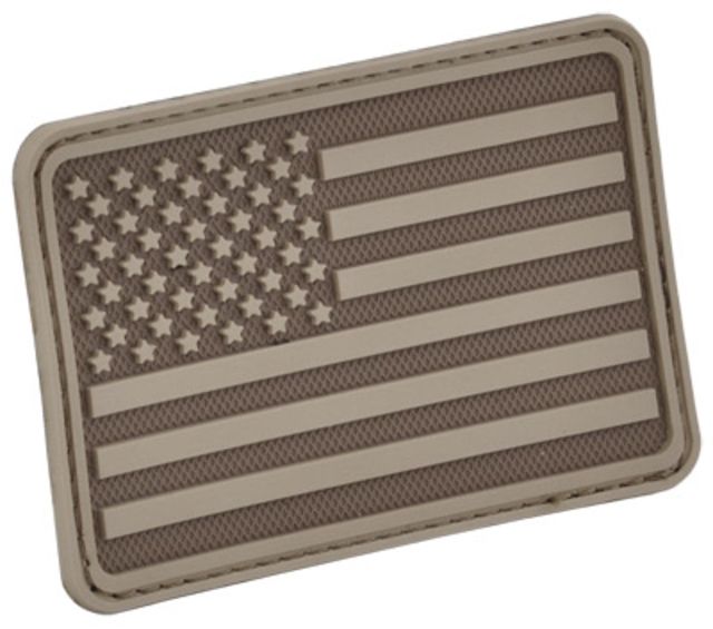 Hazard 4 Left Arm USA Flag Patch Coyote - Hazard 4