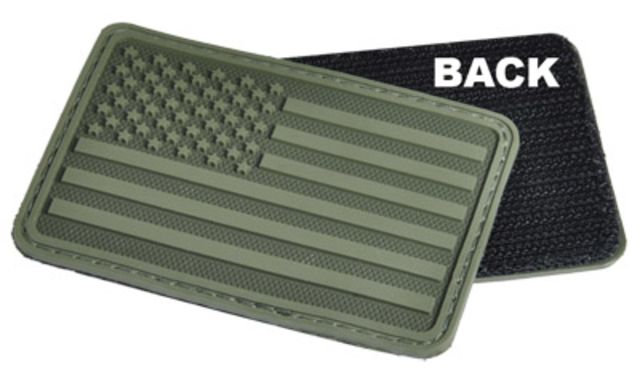 Hazard 4 Left Arm USA Flag Patch OD Green - Hazard 4