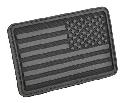 Hazard 4 Right Arm USA Flag Patch Black - Hazard 4