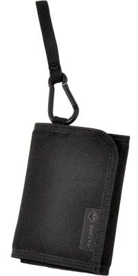 Hazard 4 Wafer Tri-fold Nylon Wallet Black - Hazard 4