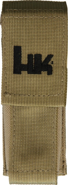Heckler & Koch Large Pouch MOLLE Velcro Tan 5.5" x 2" x 1.13" - Heckler & Koch