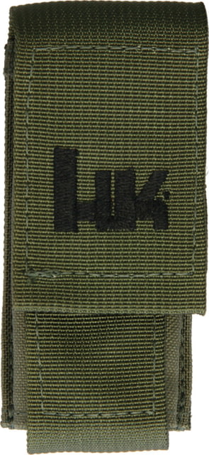 Heckler & Koch Medium Pouch MOLLE Velcro OD Green 5" x 2" x 1.13" - Heckler & Koch