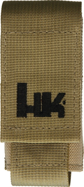 Heckler & Koch Medium Pouch MOLLE Velcro Tan 5" x 2" x 1.13" - Heckler & Koch