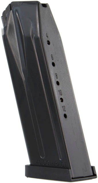 kler & Koch Pistol Magazine W/ Extended Floorplate P2000/USP40 Compact .40 S&W 12 Round Black 12 Ammo