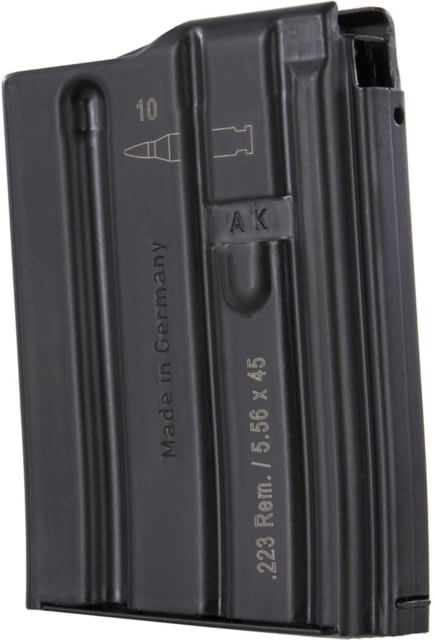 kler & Koch Rifle Magazine MR556 5.56mm 10 Rounds Black 10 Ammo