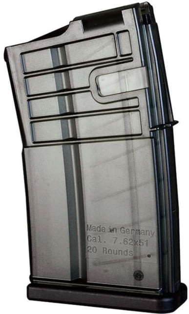 kler & Koch Rifle Magazine MR556 5.56mm 20 Rounds Black 12 Ammo