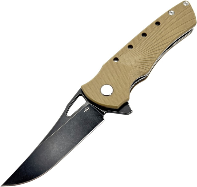 Heibel Knives Blackhawk Linerlock Tan - Heibel Knives