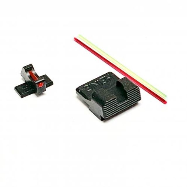 Heinie Sig Sauer P320 & FN509 Ledge Sight Set w/ Fiber Optic Black - Heinie