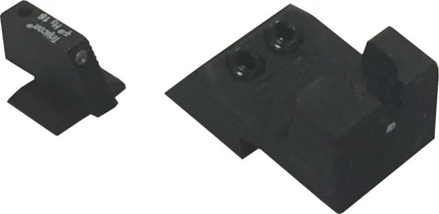 Heinie Ultra Low Mount Ledge EZ Lock Straight Eight Gun Sight Set for use w/Suppressor - Heinie
