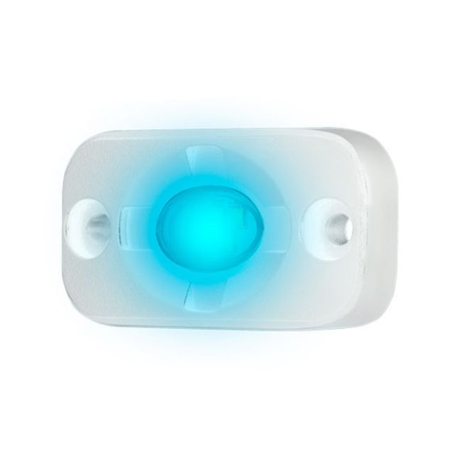 HEISE LED Lighting Systems Marine Auxiliary Accent Lighting Pod - 1.5" x 3" - White/Blue