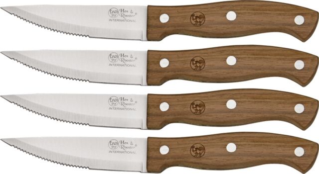 Hen & Rooster 4 pc Jumbo Steak Knife Set - Hen & Rooster