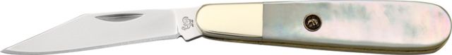 Hen & Rooster Folder MOP Folding Knife 2.125in Stainless Clip Blade Mother of Pearl Handle HR - Hen & Rooster
