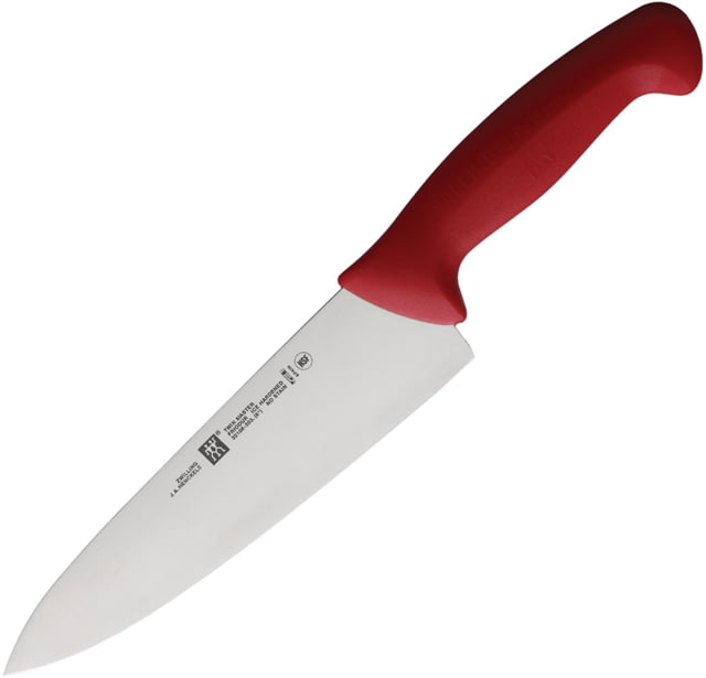 HENCKELS ZWILLING Twin Master Chef's Red 8.00 in Kitchen Knife Red plastic
