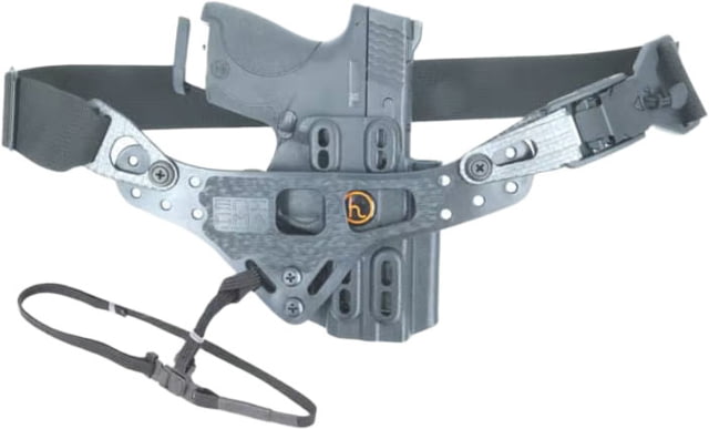 Henry Holsters Flint Boltaron IWB Appendix Holster w/ Enigma Standard Partial Sweat Guard M&P Shield Right Hand Black