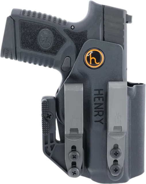Henry Holsters Cipher .093 Boltaron IWB Holster w/DCC Mod4s FN Reflex XL Ambidextrous Black