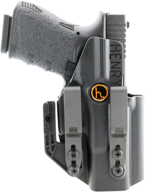 Henry Holsters Cipher .093 Boltaron IWB Holster w/ DCC Mod4s Glock 19/19x/45 Ambidextrous Black