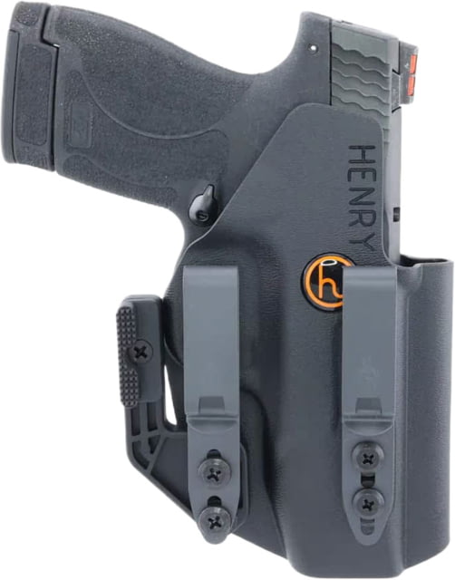 Henry Holsters Cipher .093 Boltaron IWB Holster S&W Shield 1.0/2.0/Plus Ambidextrous Black