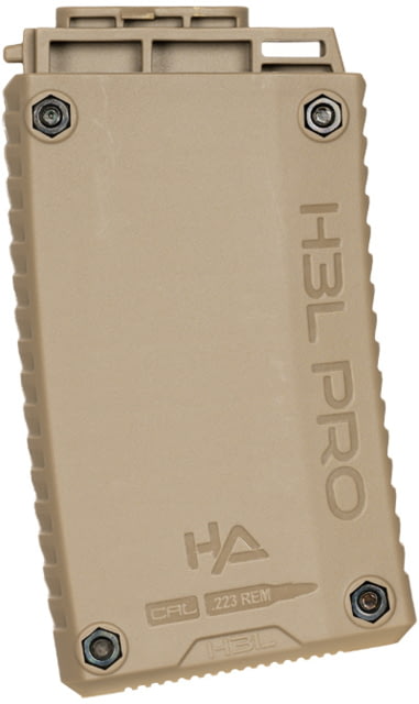 a USA Magazine H3L 223REM/556NATO 10 Rounds Fits AR-15 Polymer Tan Ammo