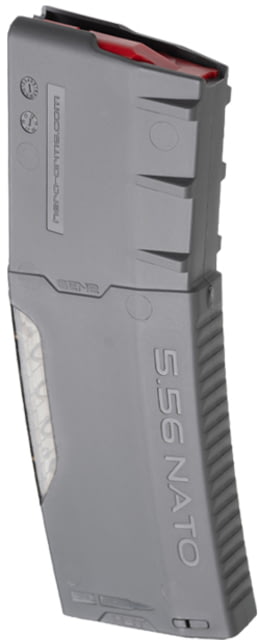 a OPMOD AR-15 5.56mm 30 Round Rifle Magazine Gray Ammo