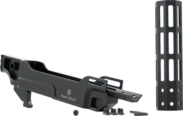 Heresy Design Vendetta Fixed Barrel Chassis Short Rail 6.375in Black