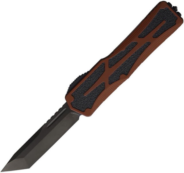 Heretic Knives Auto Colossus OTF Tanto Root B 3.50 in Automatic Folding Knife