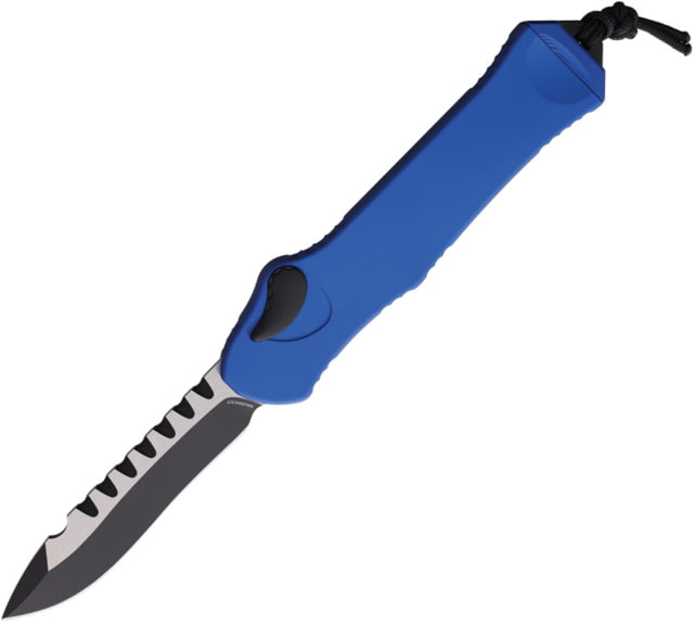 Heretic Knives Auto Hydra OTF Recurve Blue - Heretic Knives