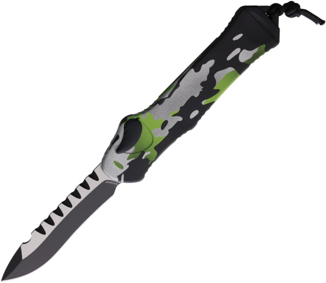 Heretic Knives Auto Hydra OTF Recurve Camo - Heretic Knives