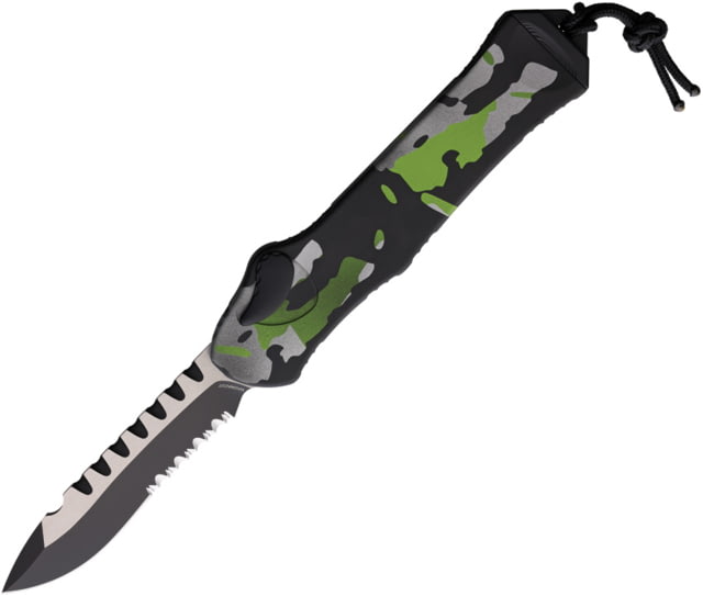 Heretic Knives Auto Hydra OTF Recurve Camo - Heretic Knives
