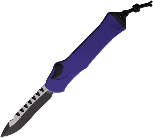 Heretic Knives Auto Hydra OTF Recurve Purple - Heretic Knives