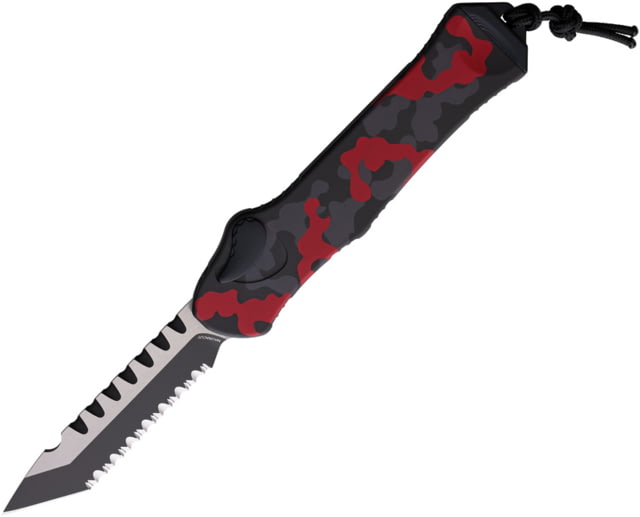 Heretic Knives Auto Hydra OTF Recurve Red - Heretic Knives