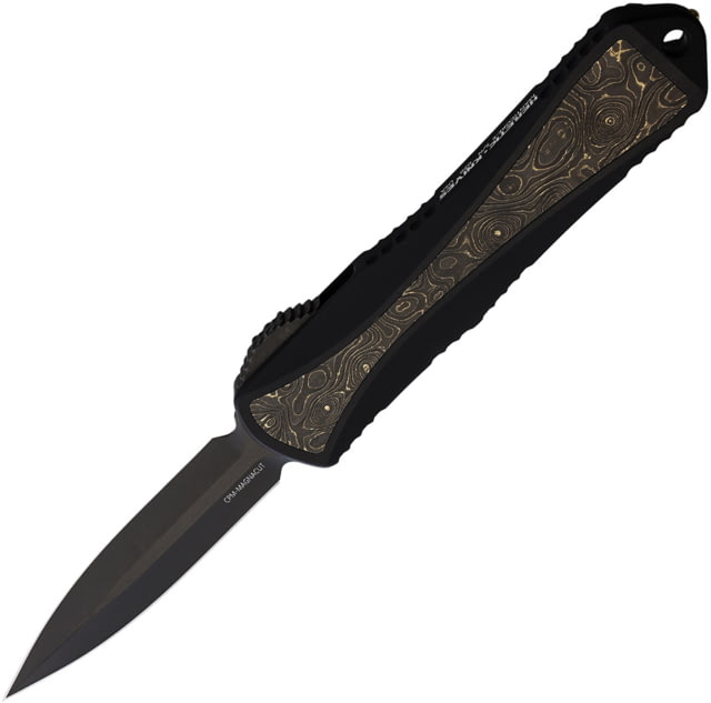 Heretic Knives Auto Manticore OTF Gold 3.25 in Automatic Folding Knife