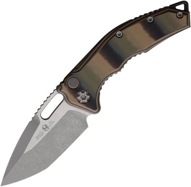 Heretic Knives Auto Medusa Button Lock Camo - Heretic Knives