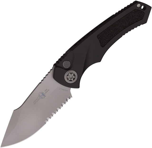 Heretic Knives Auto Pariah Button Lock BB Blk - Heretic Knives