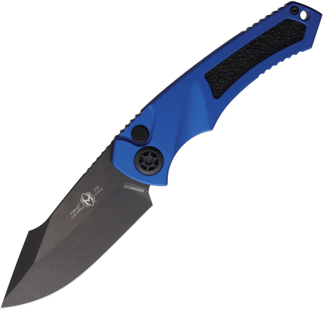 Heretic Knives Auto Pariah Button Lock Blue - Heretic Knives