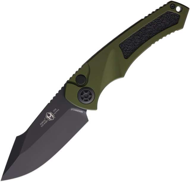Heretic Knives Auto Pariah Button Lock OD - Heretic Knives