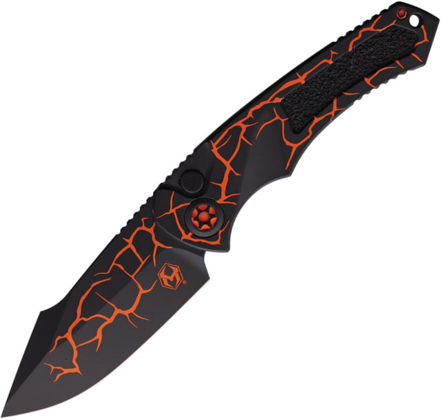 Heretic Knives Auto Pariah Button Lock Org - Heretic Knives