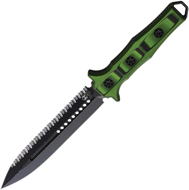 Heretic Knives Nephilim Fixed Blade Grn/Blk - Heretic Knives