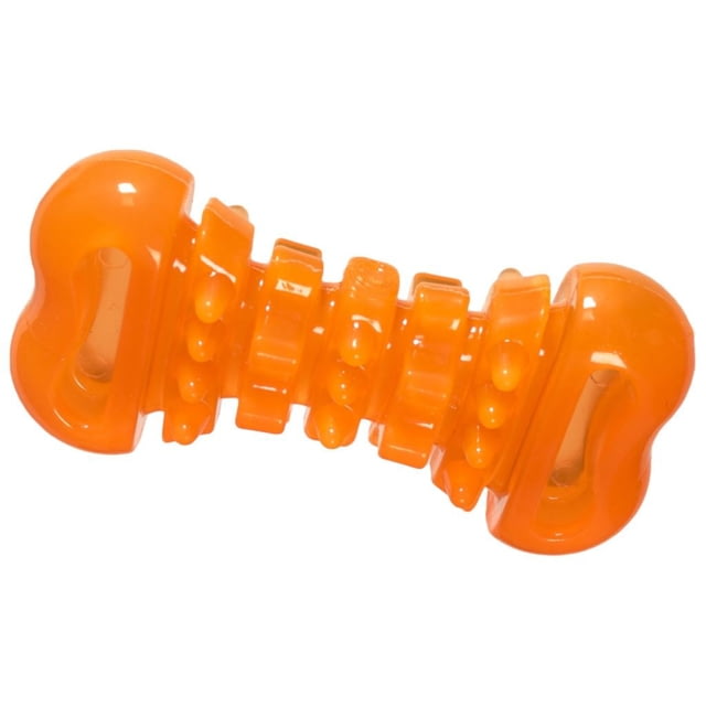 Hero Dog Toys Soft Rubber Dental Bone Hunter Orange - Hero Dog Toys